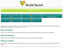 Tablet Screenshot of buildsocialconsulting.com